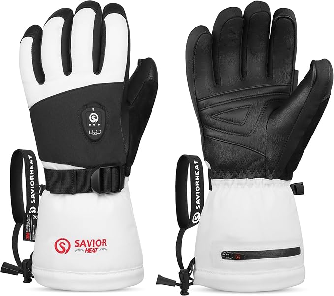 SAVIOR HEAT Heated Gloves 2.0 For Men Women with 7.4V 3000mAh Fast Charging