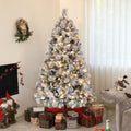 SnowDream Christmas Holiday Tree – Shimmering 350 LED Lights (With Free Decorative Ball)