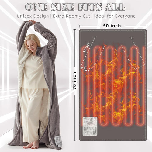 Blankie - Wearable heteated blank
