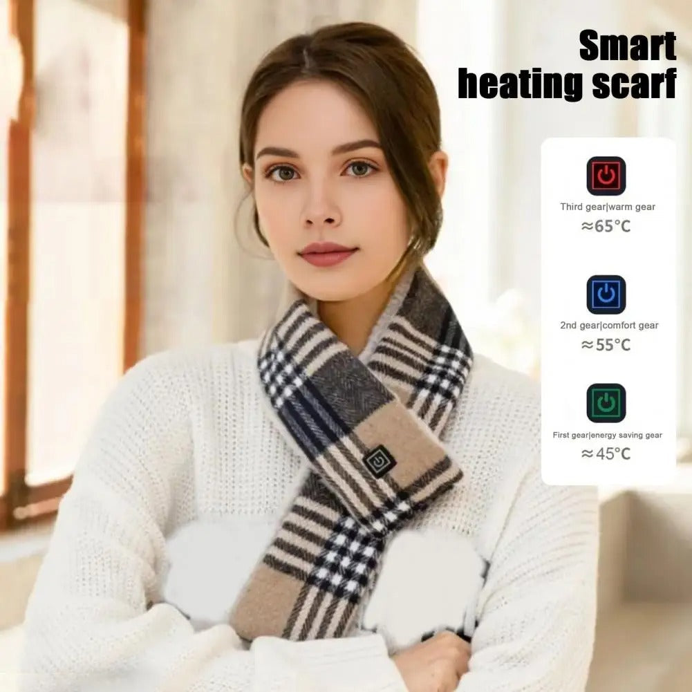 Waterproof Heated Scarf with 3 Heat Levels