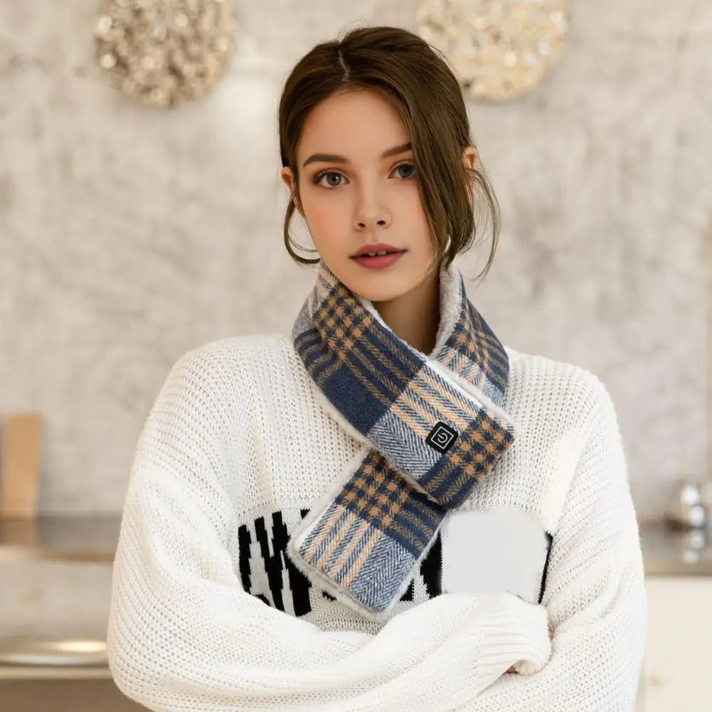 Waterproof Heated Scarf with 3 Heat Levels