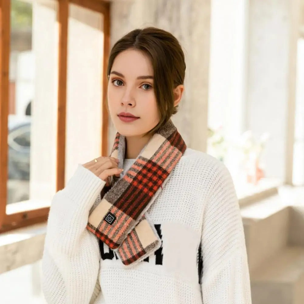 Waterproof Heated Scarf with 3 Heat Levels
